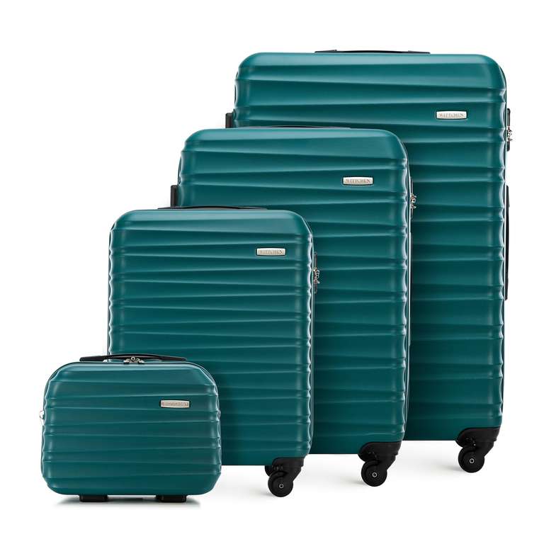 WITTCHEN Juego de 4 Maletas con Neceser Trolley ABS Varios Colores