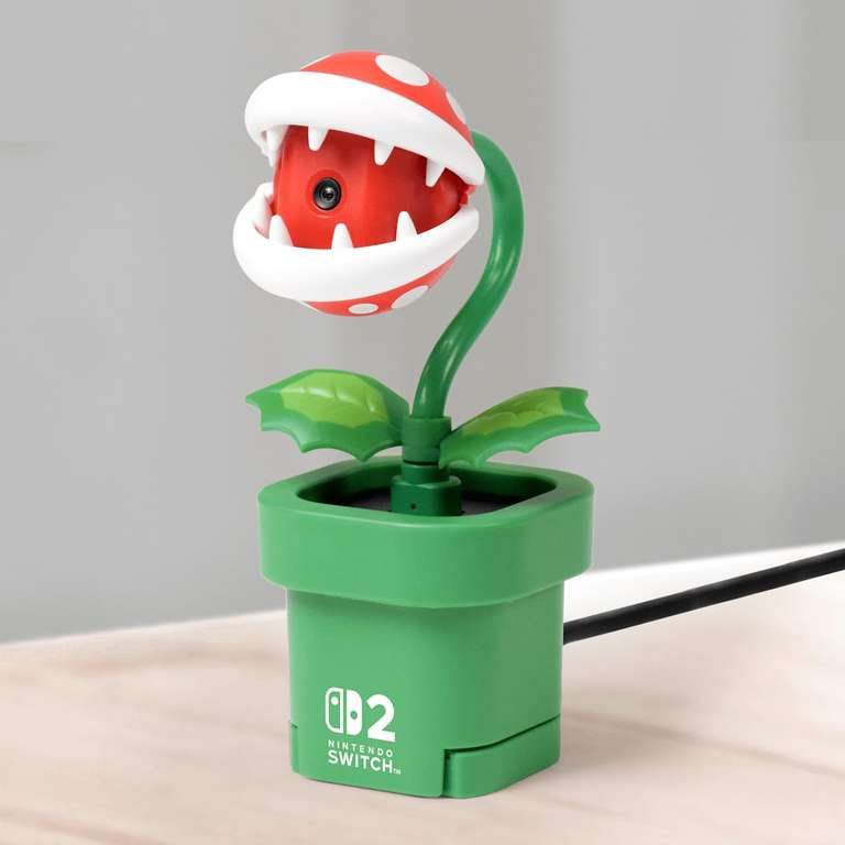 Cámara Planta Piraña para Nintendo Switch 2